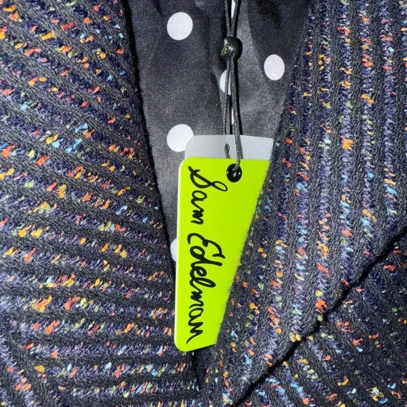 NWT Sam Edelman Multicolor Tweed Coat - Picture 5 of 7